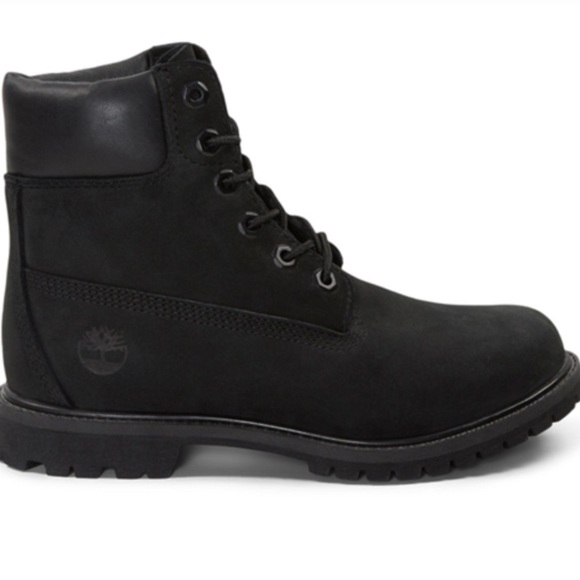 Timberland Black Leather Boots - Picture 1 of 3